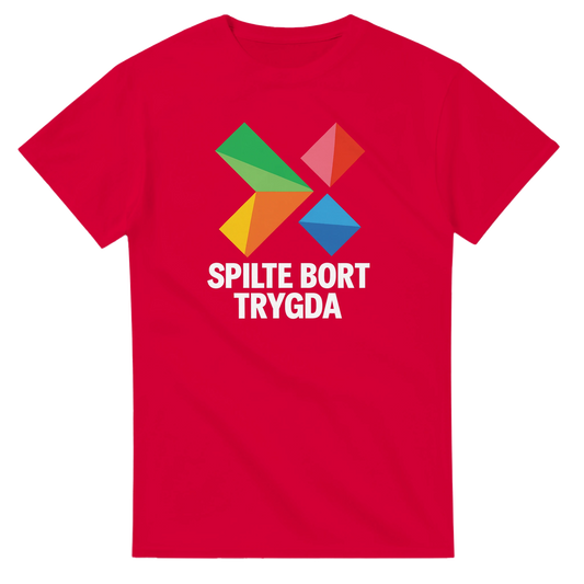 Spilte Bort Trygda -Morsom Tekstprint - Norsk design