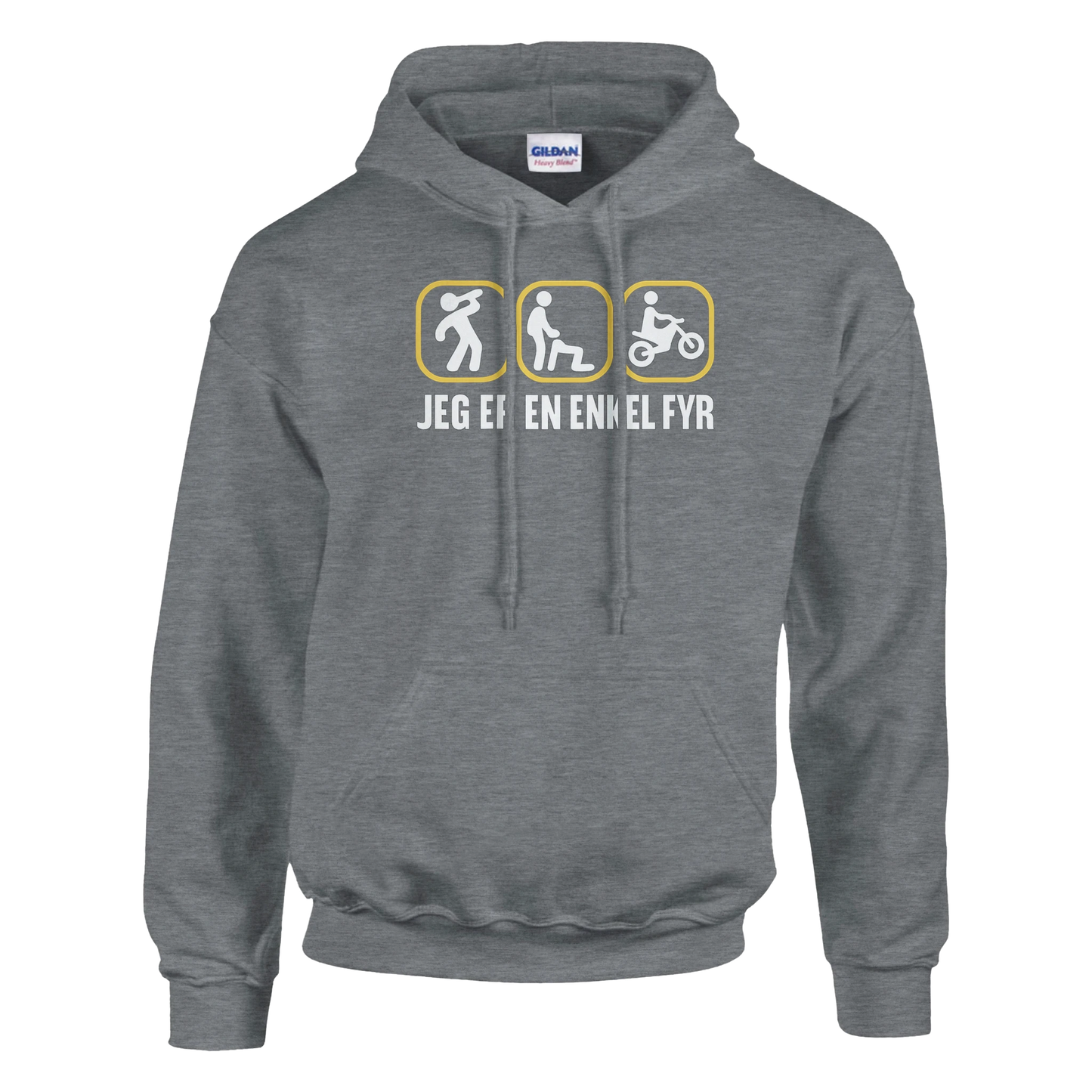 Jeg er en enkel fyr -Morsom Tekstprint - Norsk design