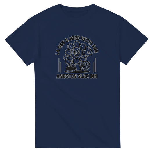 Angsten Slår Inn -Morsom Tekstprint - Norsk design