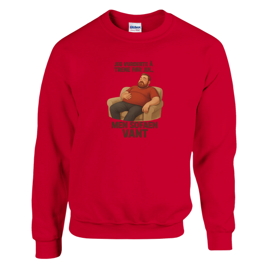 Sofaen vant -Morsom Tekstprint - Norsk design