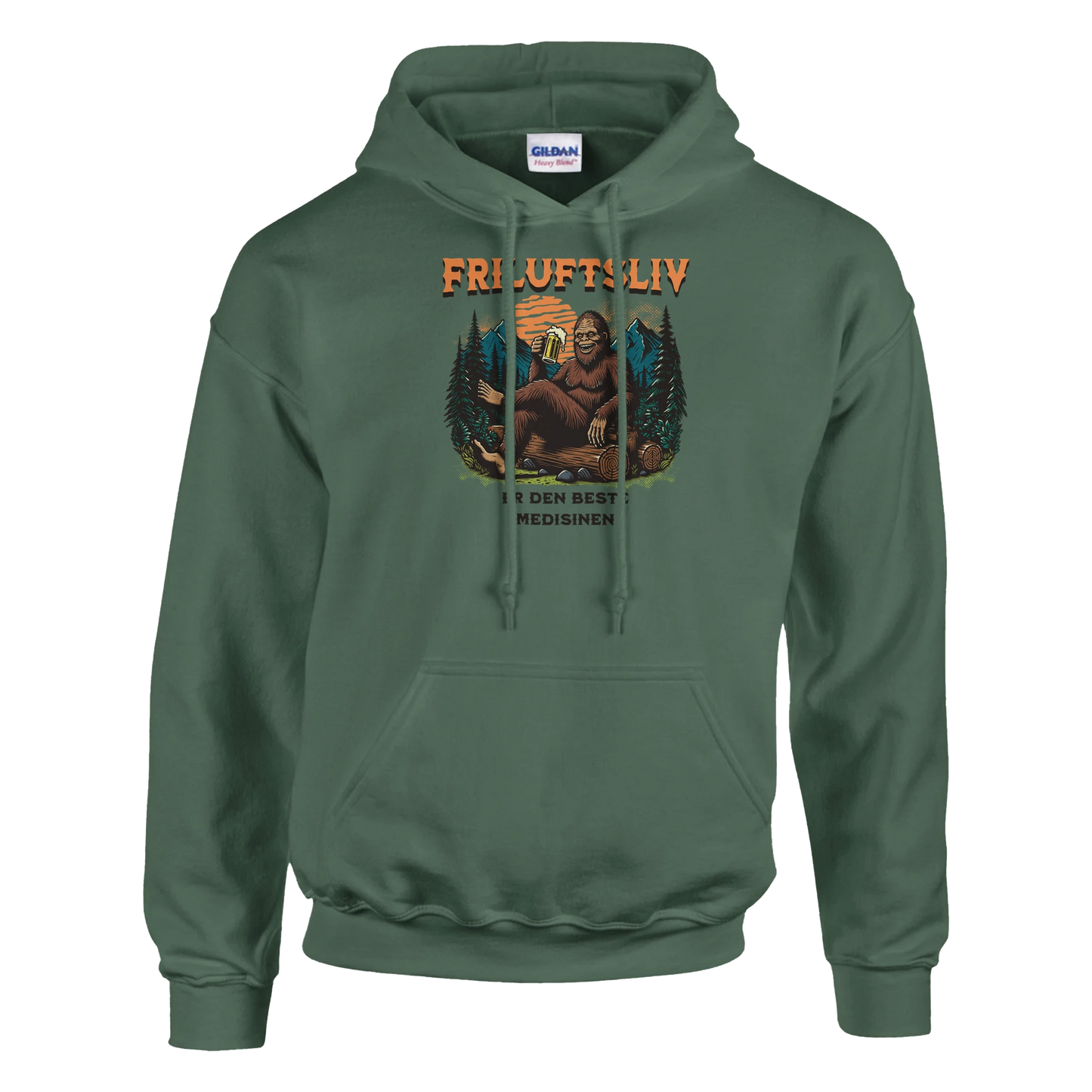 Friluftsliv er den beste medisinen -Morsom Tekstprint - Norsk design