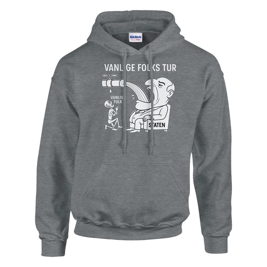 Vanlige Folks Tur -Morsom Tekstprint - Norsk design