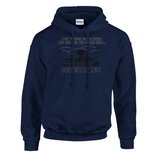 Det Finnes Intet Sted Jeg Heller Vil Være -Morsom Tekstprint - Norsk design