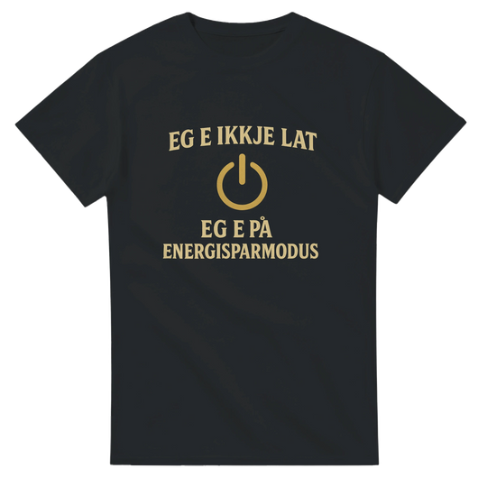 Eg e ikkje lat -Morsom Tekstprint - Norsk design