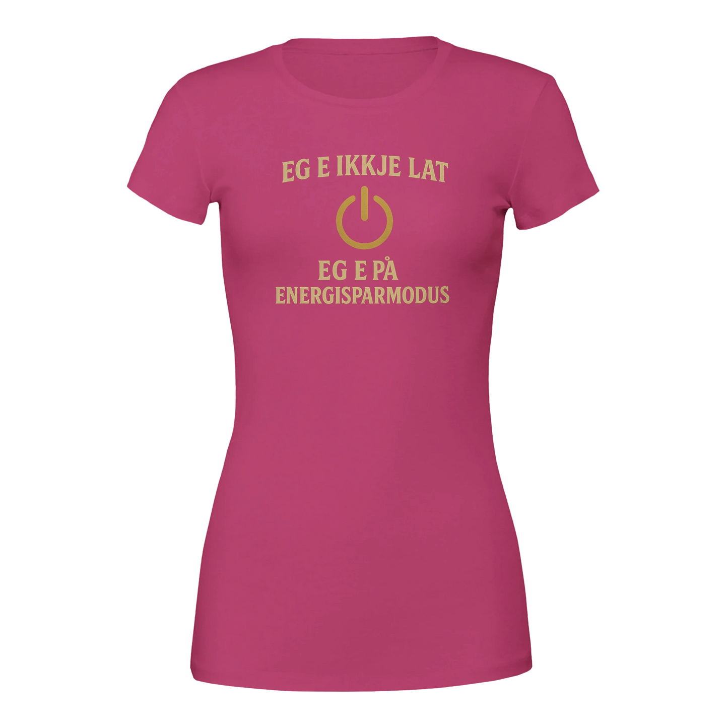 Eg e ikkje lat -Morsom Tekstprint - Norsk design