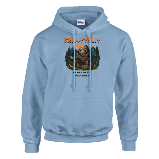 Friluftsliv er den beste medisinen -Morsom Tekstprint - Norsk design