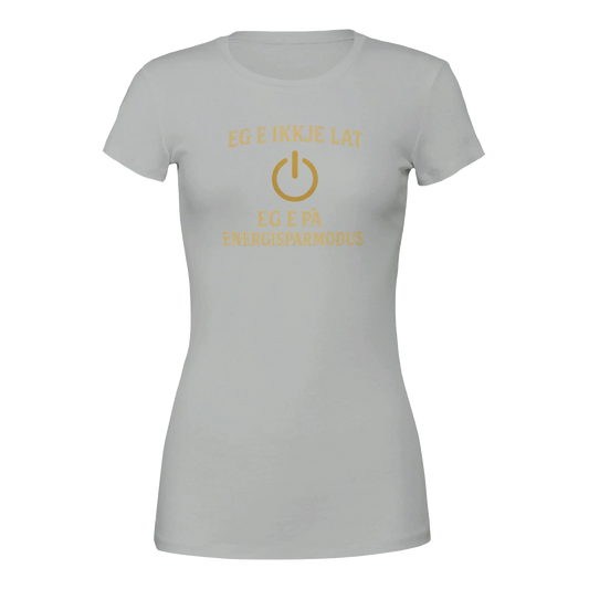 Eg e ikkje lat -Morsom Tekstprint - Norsk design