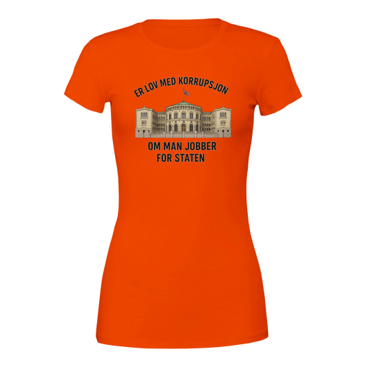 Er Lov Med Korrupsjon -Morsom Tekstprint - Norsk design