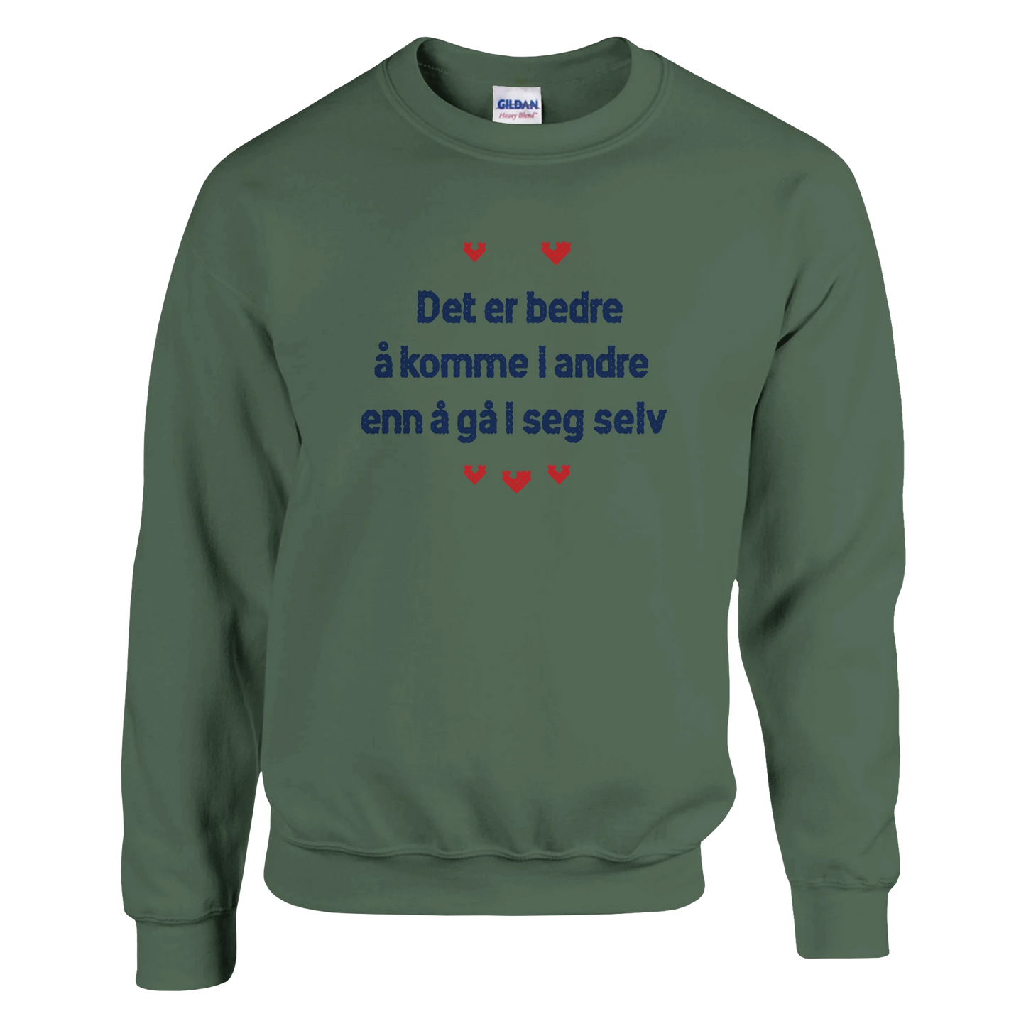 Det er bedre å komme i andre enn å gå i seg selv -Morsom Tekstprint - Norsk design