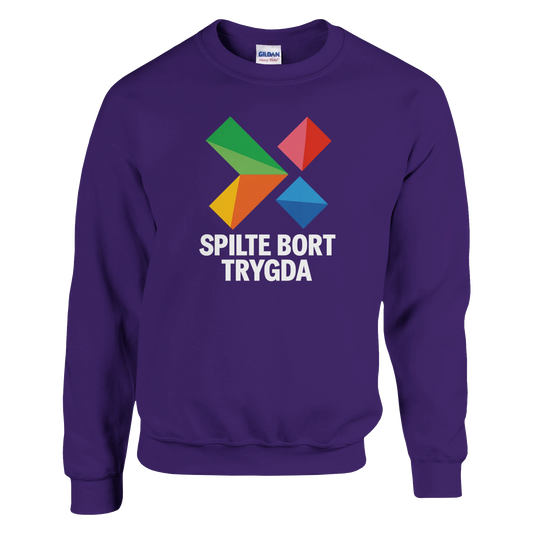 Spilte Bort Trygda -Morsom Tekstprint - Norsk design