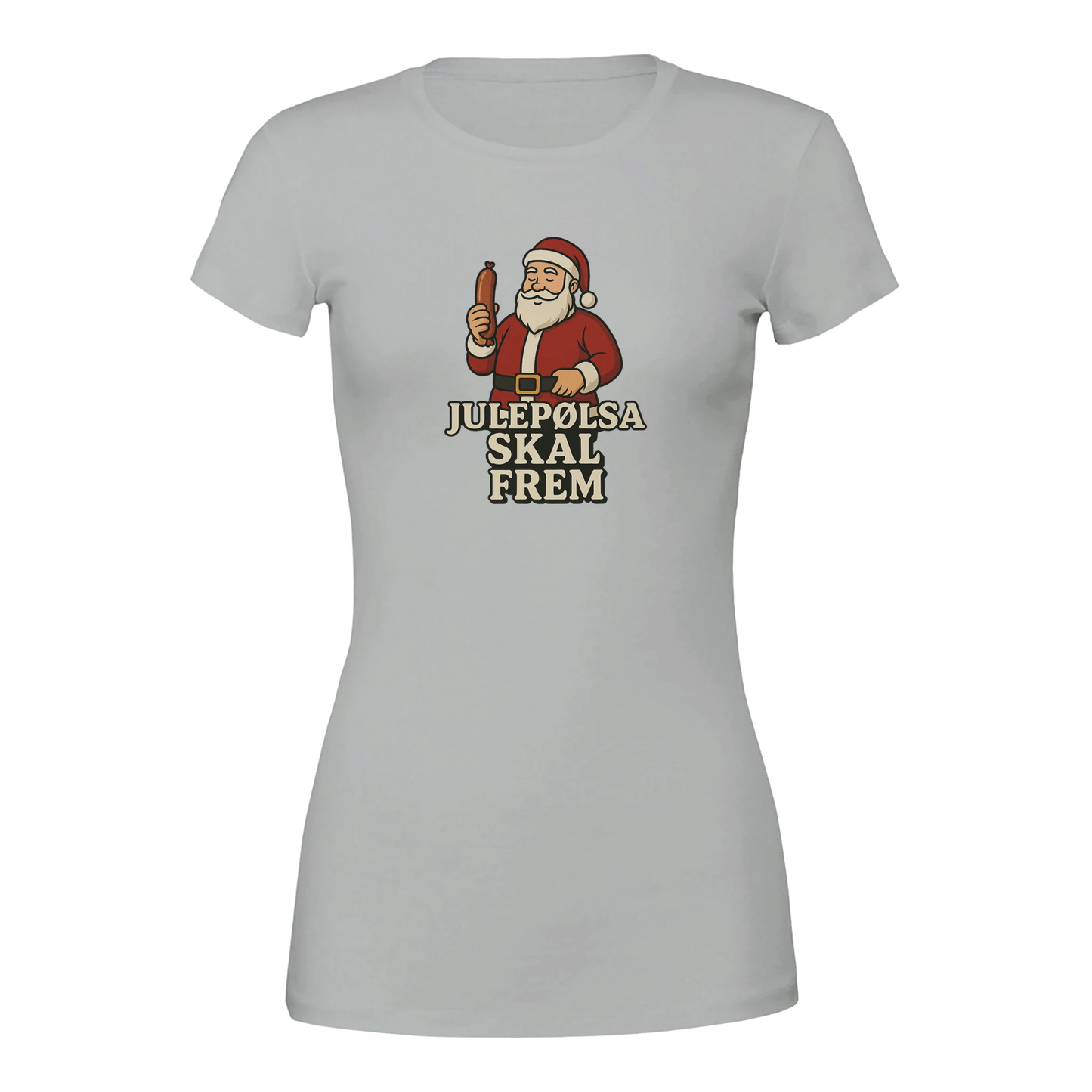 Julepølsa skal frem -Morsom Tekstprint - Norsk design