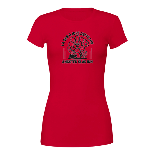 Angsten Slår Inn -Morsom Tekstprint - Norsk design