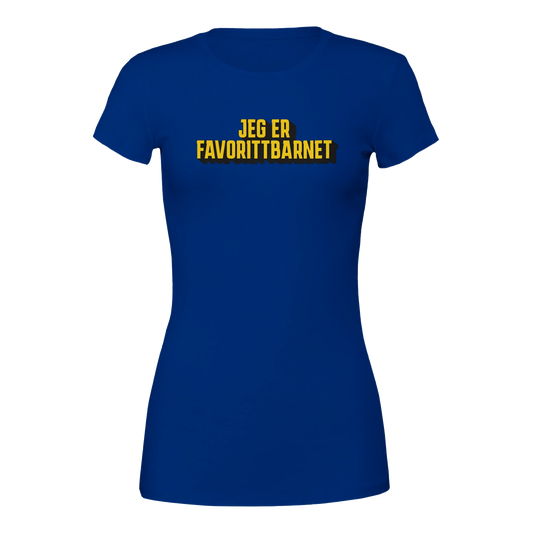 Jeg Er Favorittbarnet -Morsom Tekstprint - Norsk design