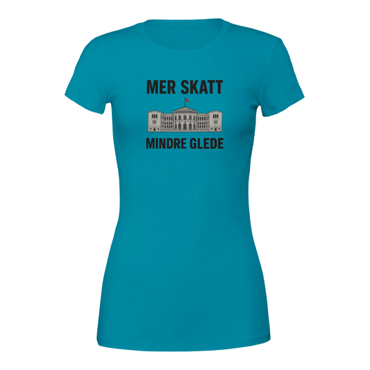 Mer Skatt Mindre Glede -Morsom Tekstprint - Norsk design