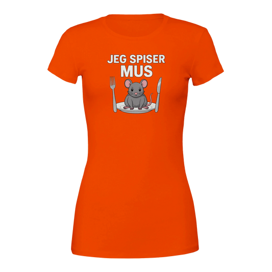 Jeg Spiser Mus -Morsom Tekstprint - Norsk design