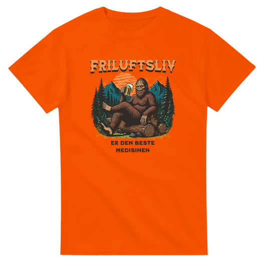 Friluftsliv er den beste medisinen -Morsom Tekstprint - Norsk design