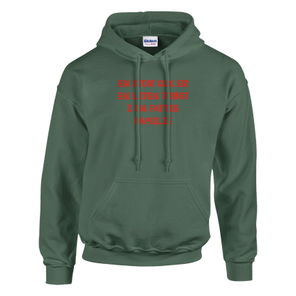 Fattig familie -Morsom Tekstprint - Norsk design