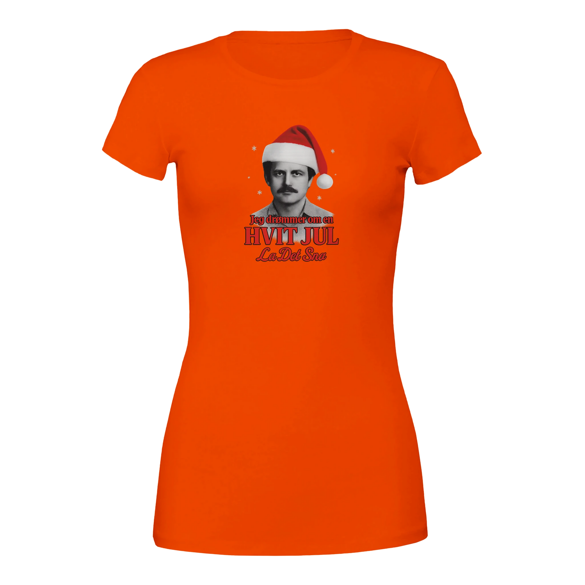 Jeg Drømmer Om En Hvit Jul -Morsom Tekstprint - Norsk design