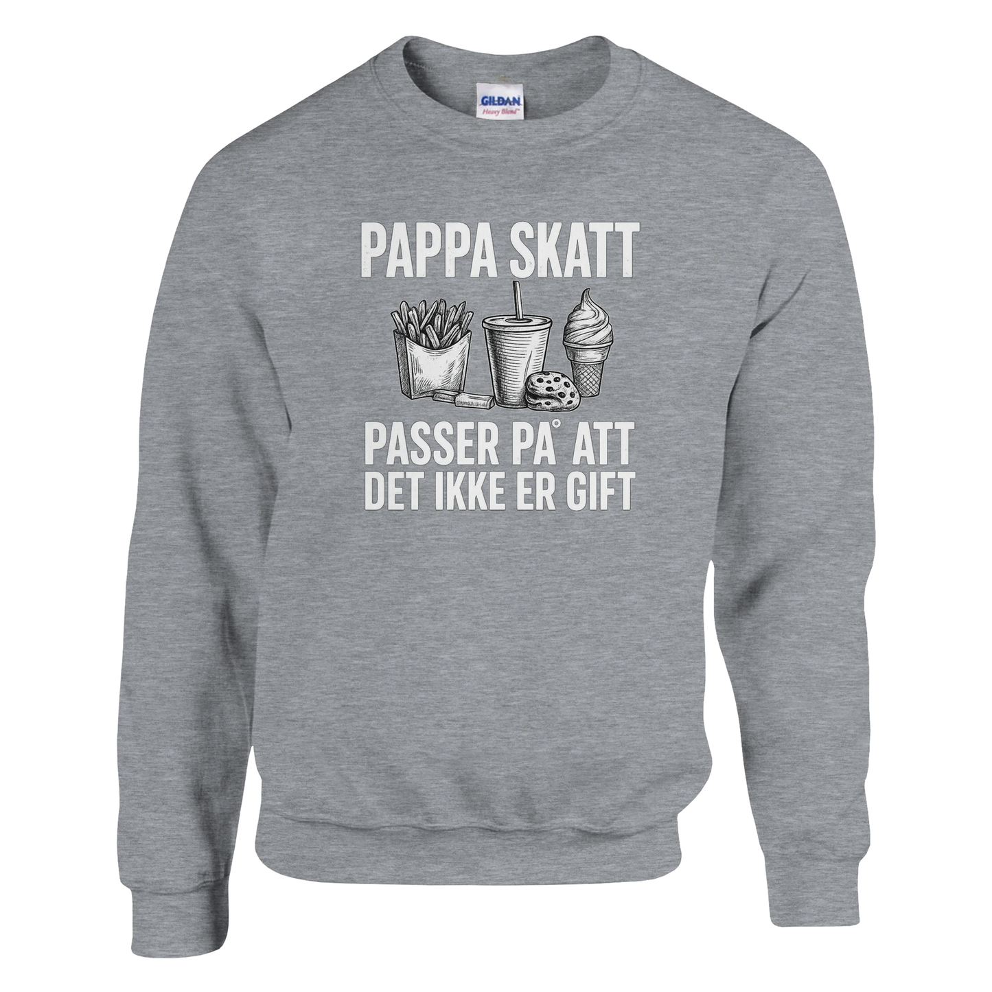 Pappa Skatt -Morsom Tekstprint - Norsk design