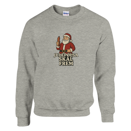 Julepølsa skal frem -Morsom Tekstprint - Norsk design