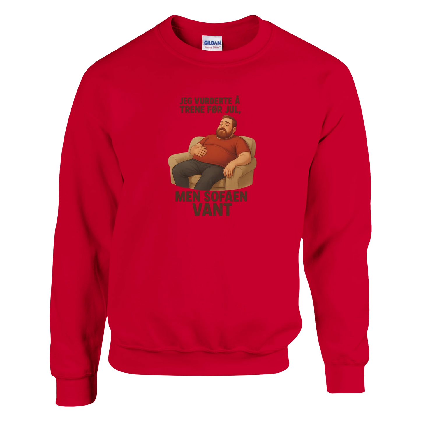 Sofaen vant -Morsom Tekstprint - Norsk design