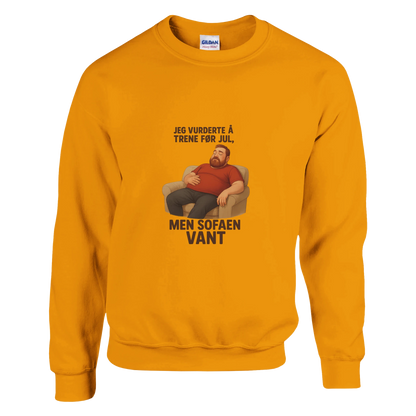 Sofaen vant -Morsom Tekstprint - Norsk design