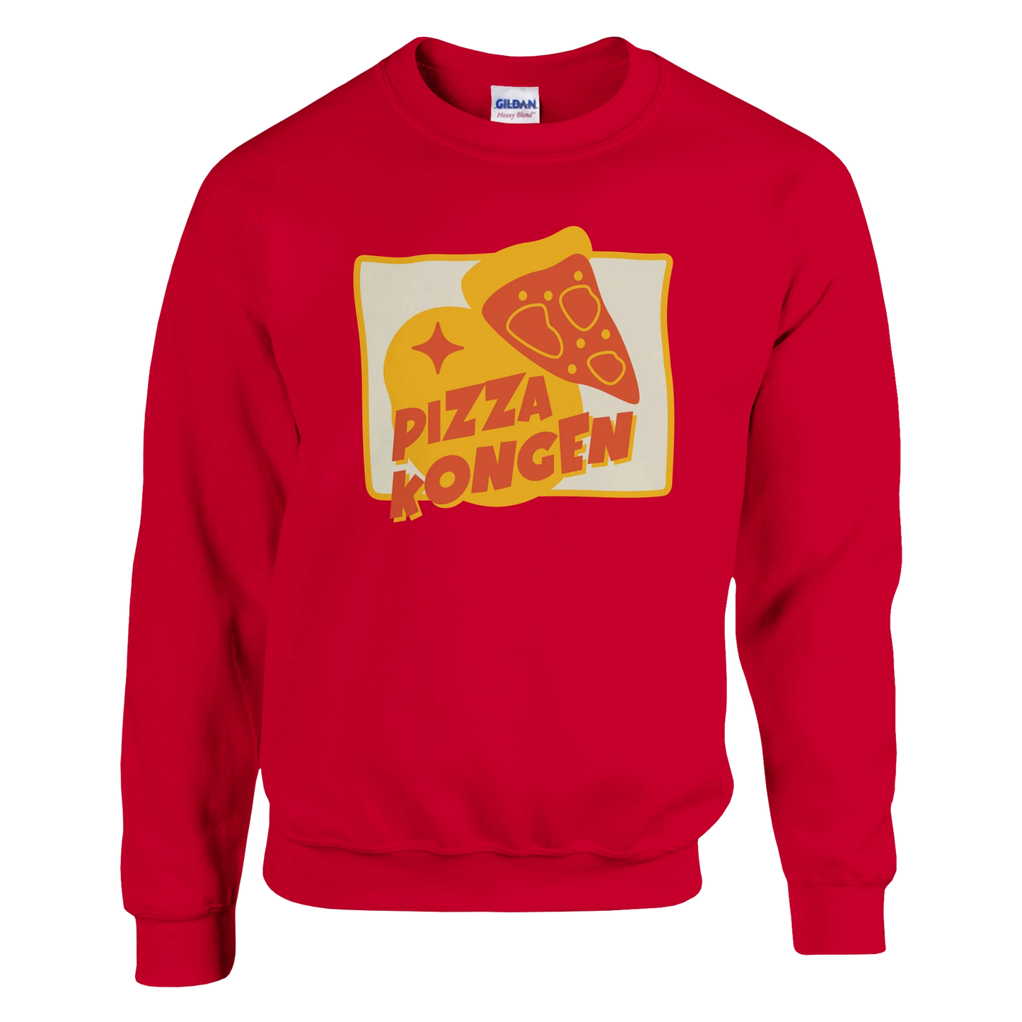 Pizza Kongen -Morsom Tekstprint - Norsk design