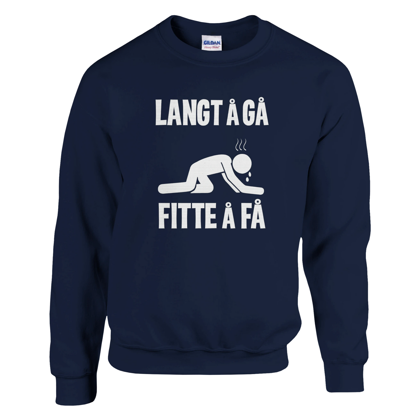 Langt Å Gå Fitte Å Få -Morsom Tekstprint - Norsk design