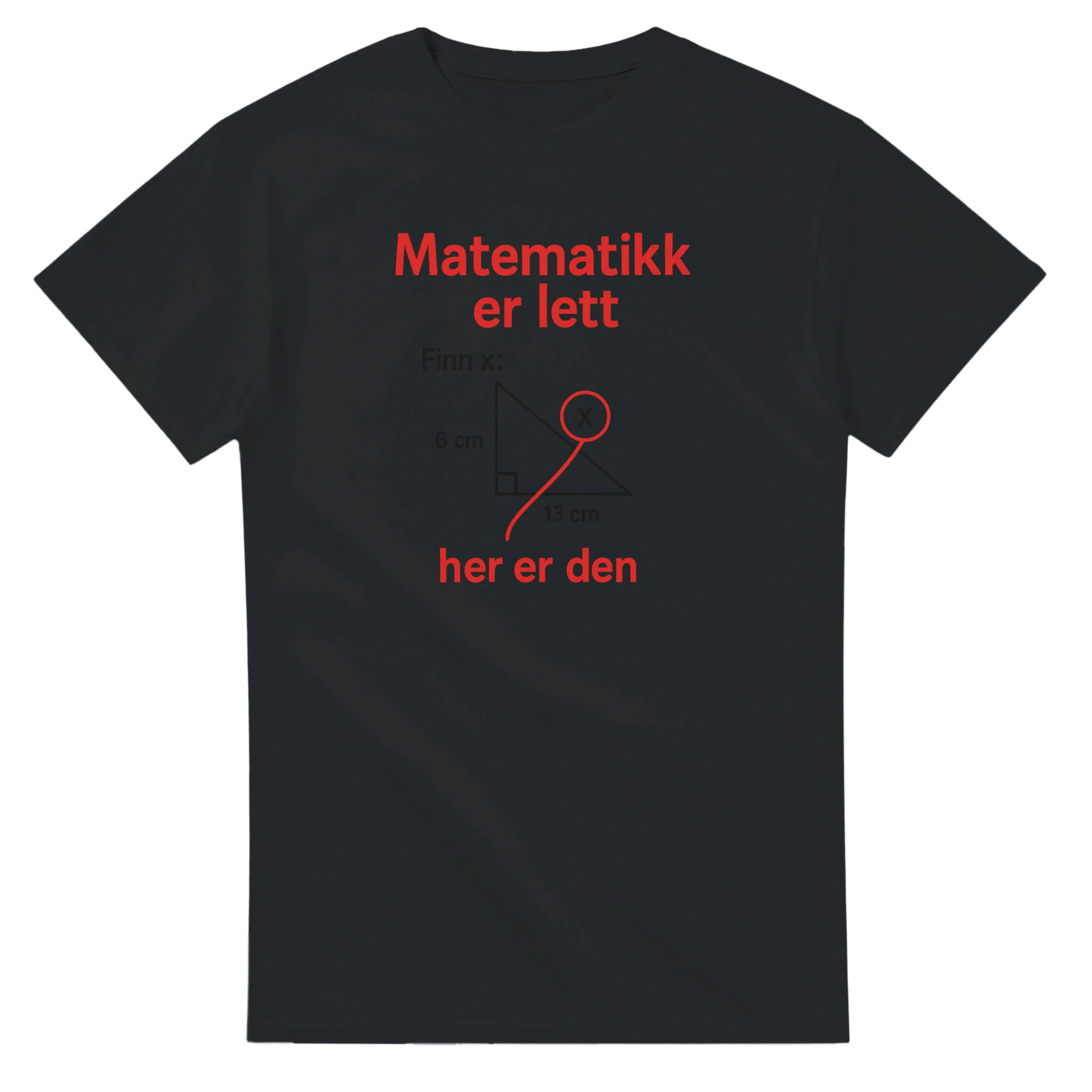 Matematikk Er Lett -Morsom Tekstprint - Norsk design