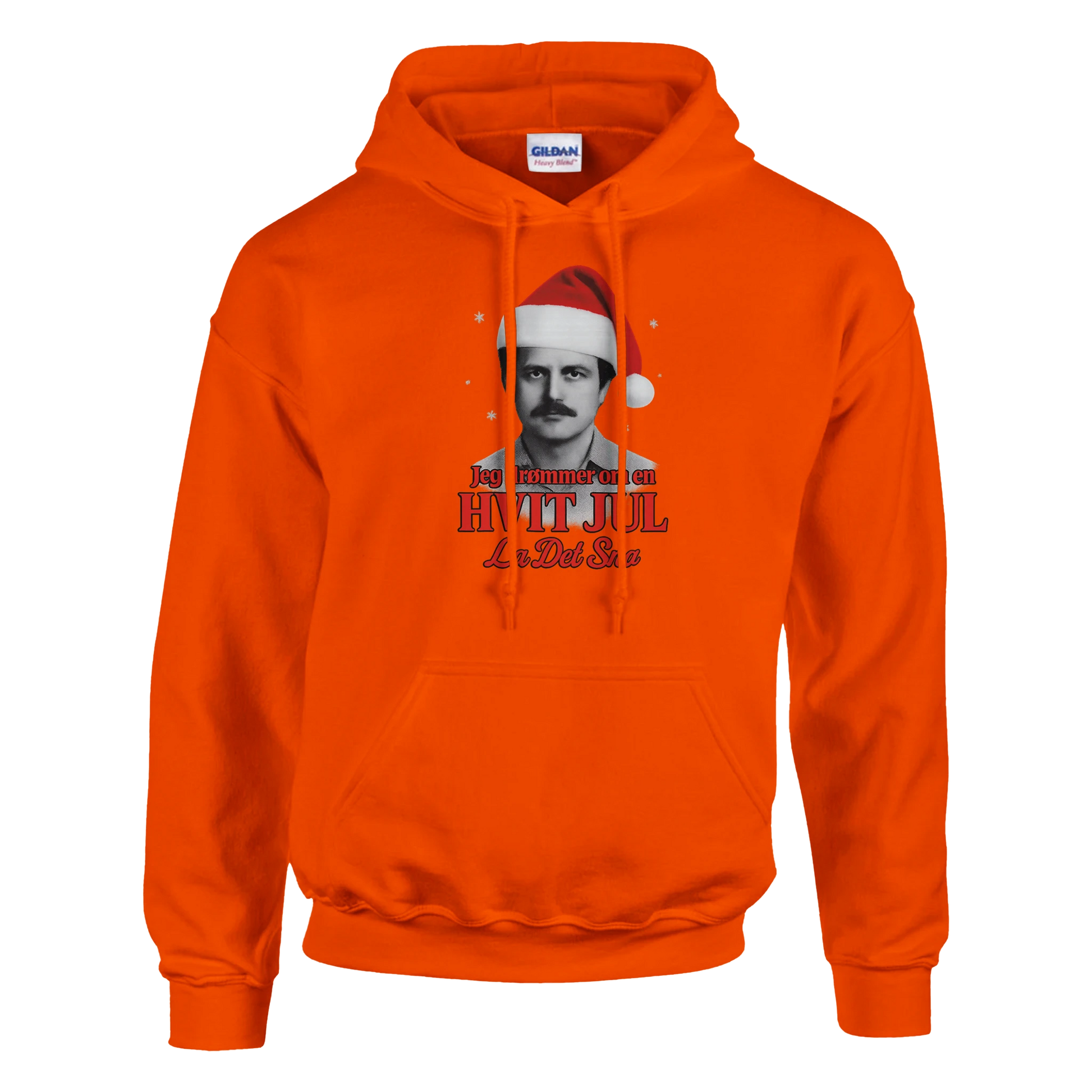 Jeg Drømmer Om En Hvit Jul -Morsom Tekstprint - Norsk design