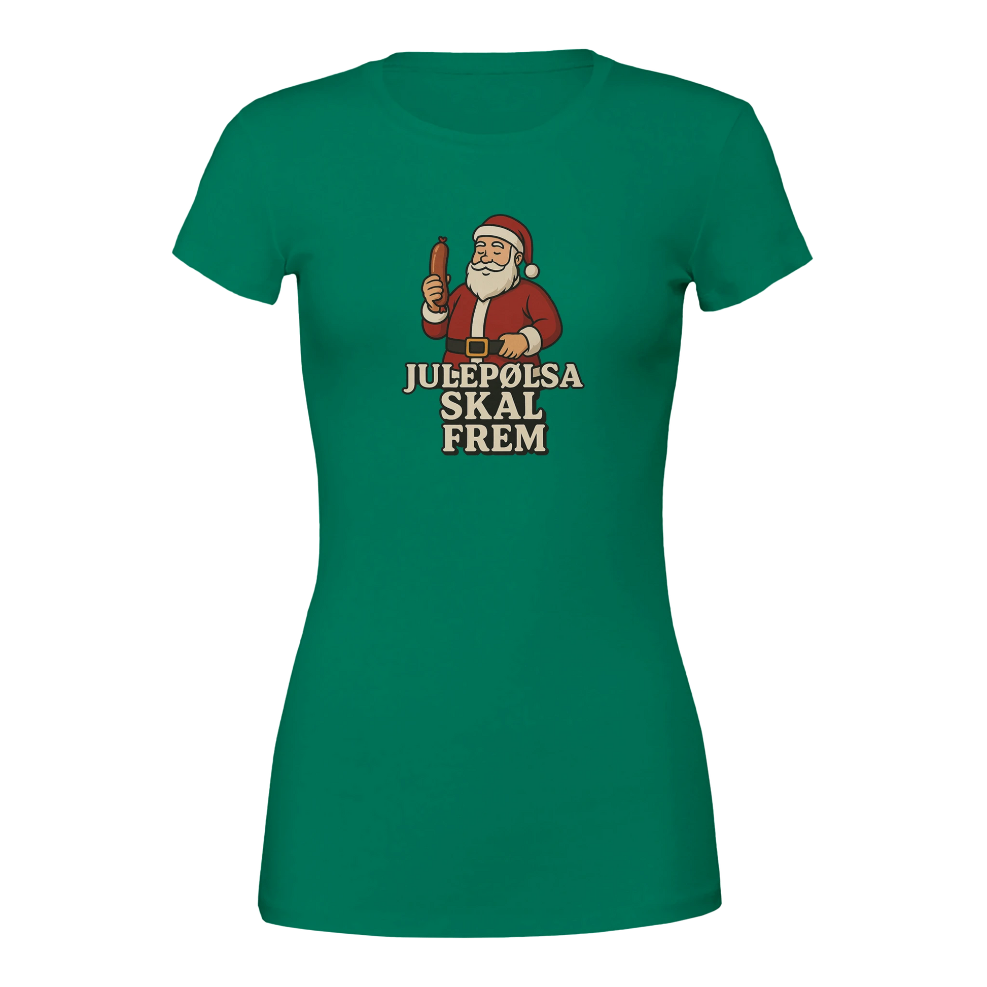 Julepølsa skal frem -Morsom Tekstprint - Norsk design