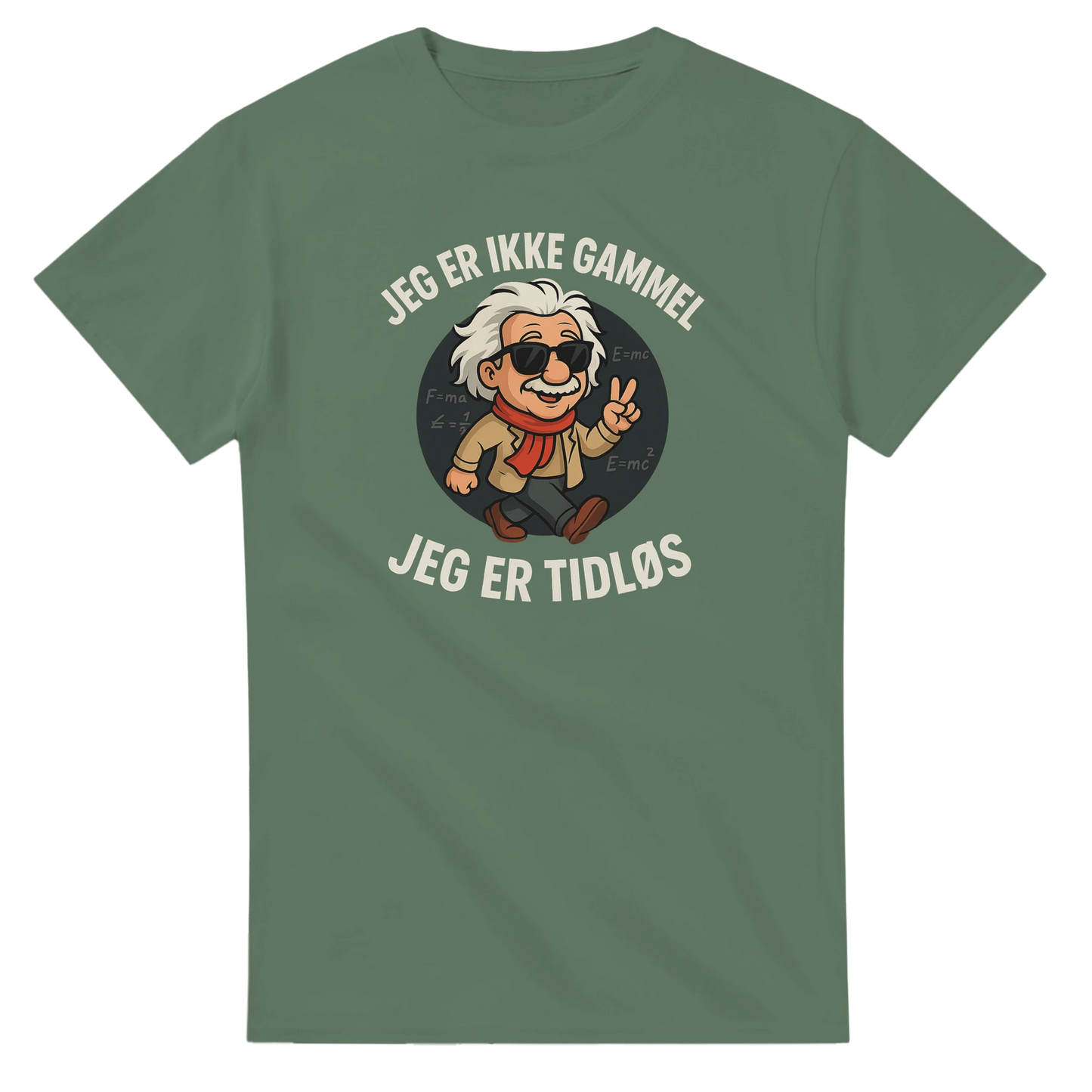 Jeg er tidløs -Morsom Tekstprint - Norsk design