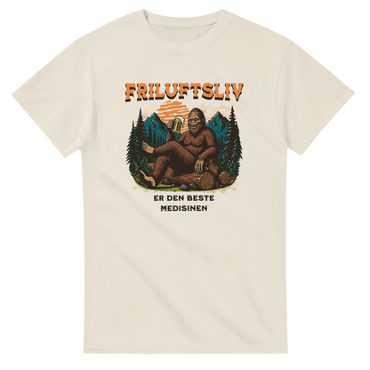 Friluftsliv er den beste medisinen -Morsom Tekstprint - Norsk design