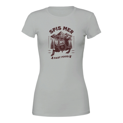 Spis Mer Fast Food -Morsom Tekstprint - Norsk design