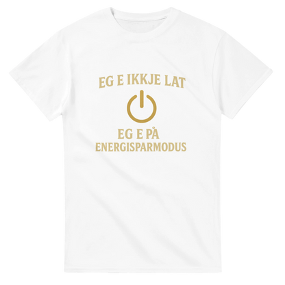 Eg e ikkje lat -Morsom Tekstprint - Norsk design