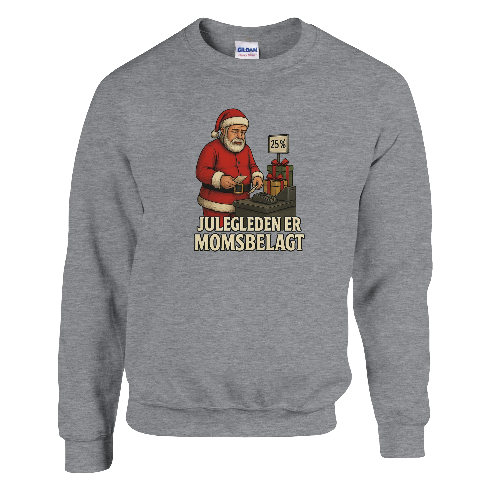 Julegleden er momsbelagt -Morsom Tekstprint - Norsk design