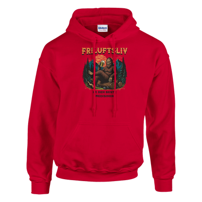 Friluftsliv er den beste medisinen -Morsom Tekstprint - Norsk design