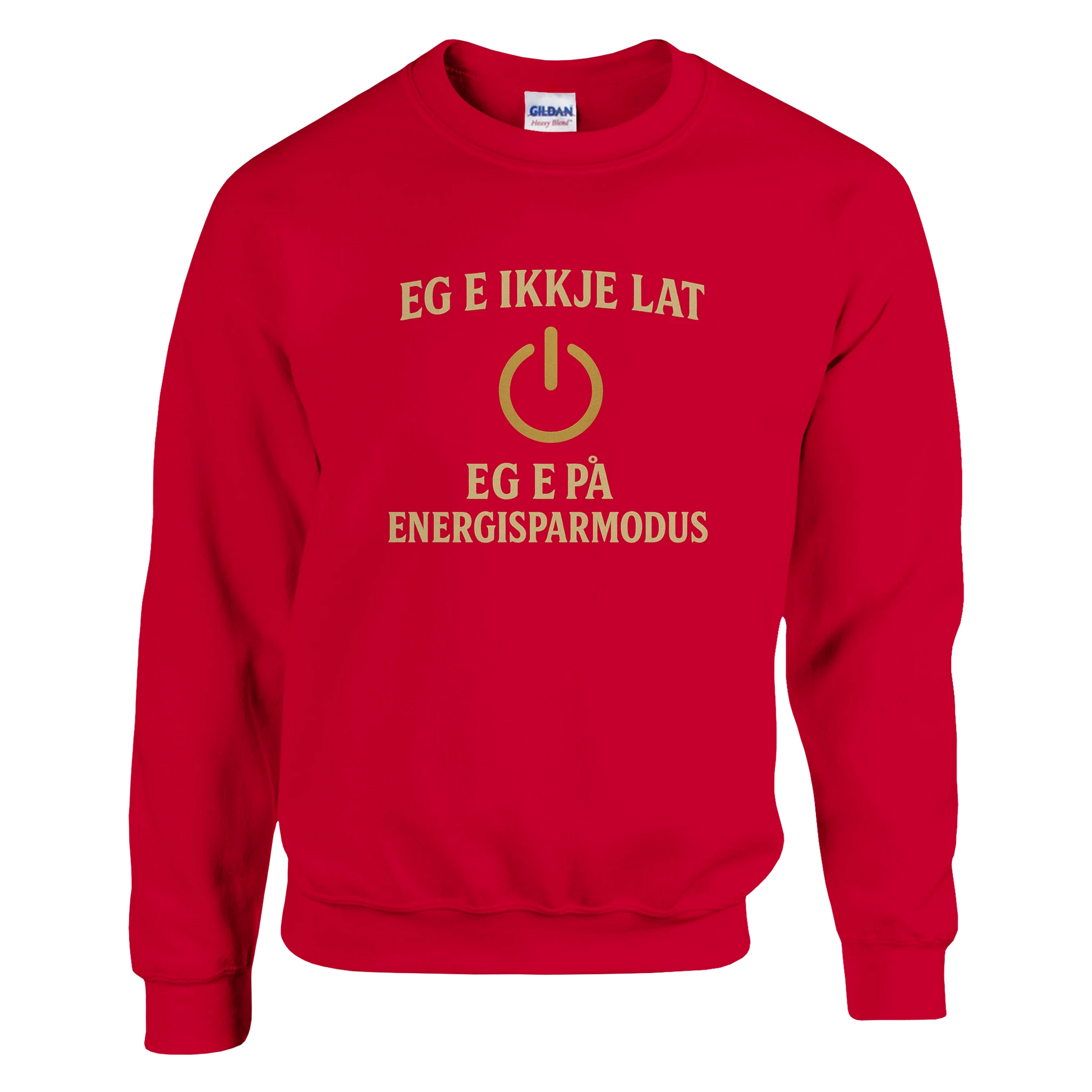 Eg e ikkje lat -Morsom Tekstprint - Norsk design