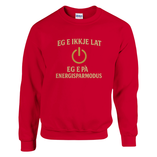 Eg e ikkje lat -Morsom Tekstprint - Norsk design