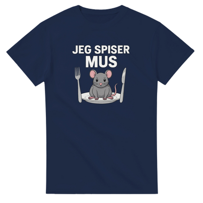 Jeg Spiser Mus -Morsom Tekstprint - Norsk design