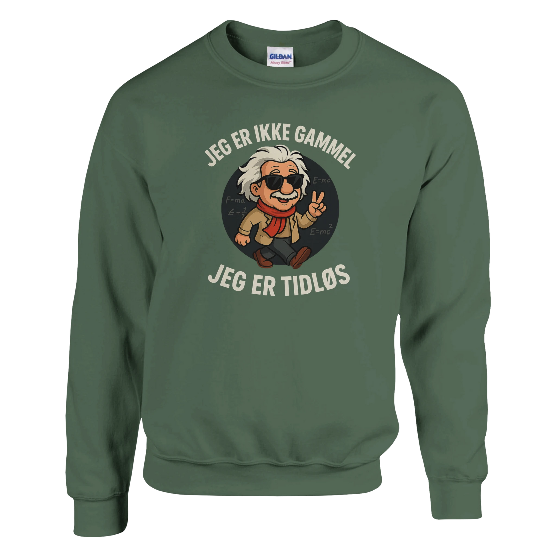 Jeg er tidløs -Morsom Tekstprint - Norsk design