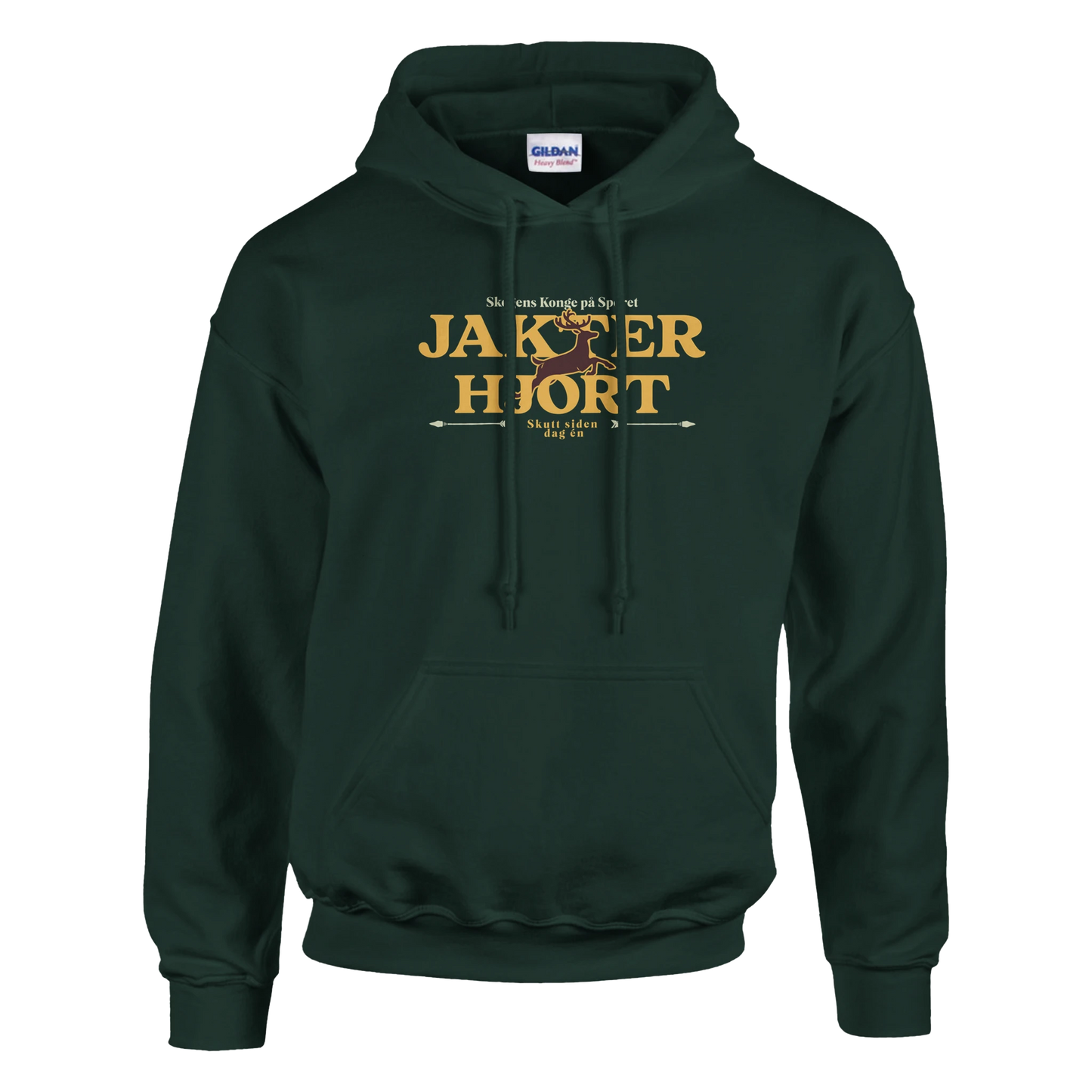 Jakter Hjort -Morsom Tekstprint - Norsk design