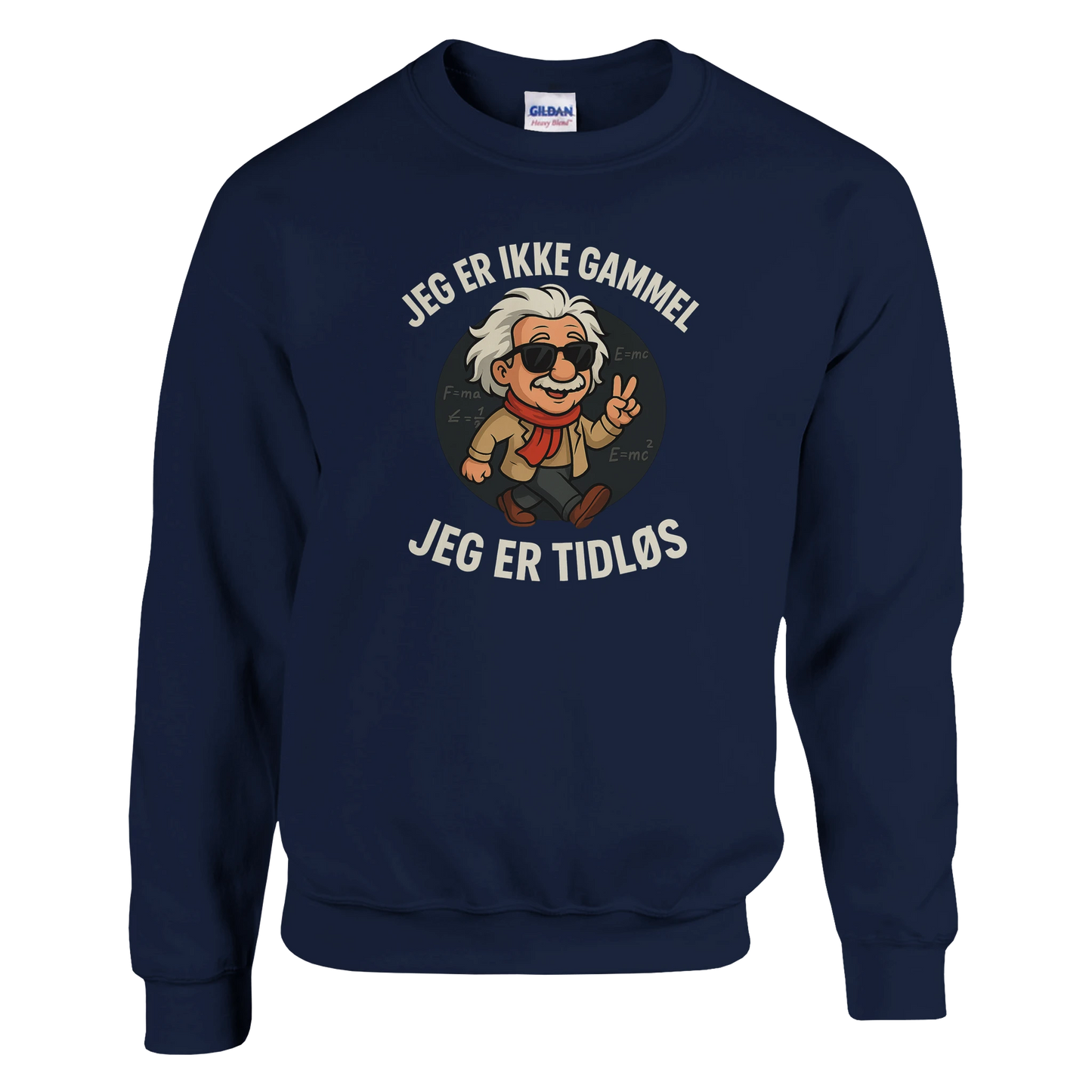 Jeg er tidløs -Morsom Tekstprint - Norsk design