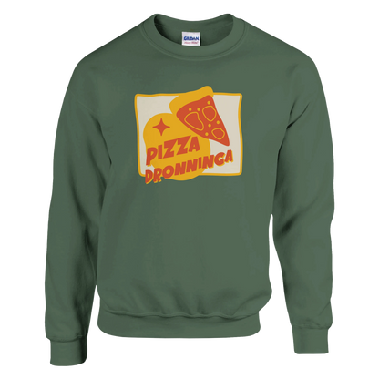 Pizza Dronninga -Morsom Tekstprint - Norsk design