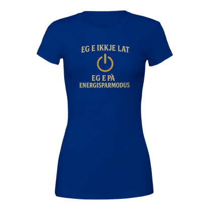 Eg e ikkje lat -Morsom Tekstprint - Norsk design