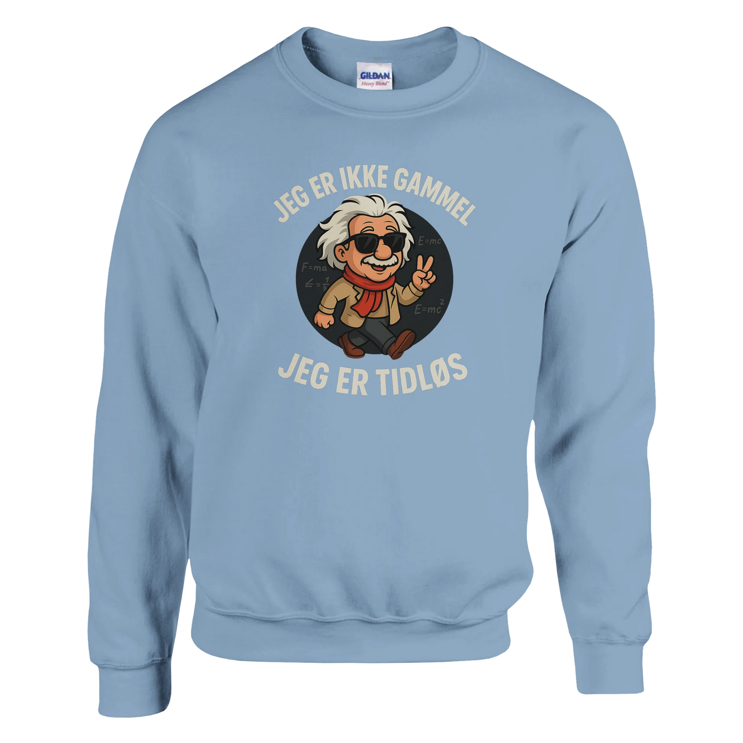 Jeg er tidløs -Morsom Tekstprint - Norsk design