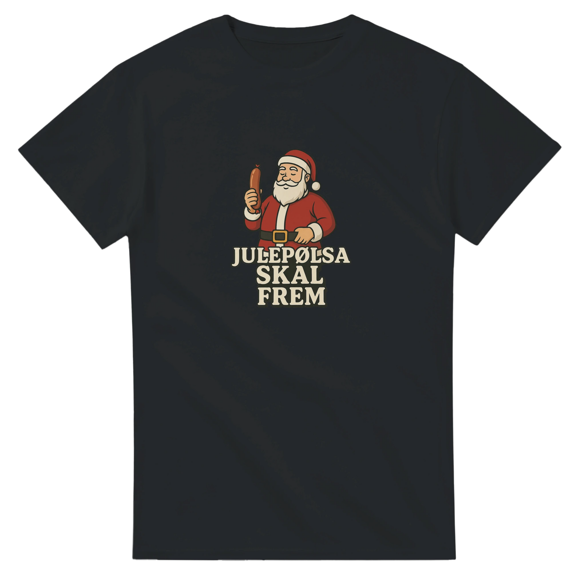 Julepølsa skal frem -Morsom Tekstprint - Norsk design