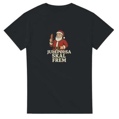 Julepølsa skal frem -Morsom Tekstprint - Norsk design