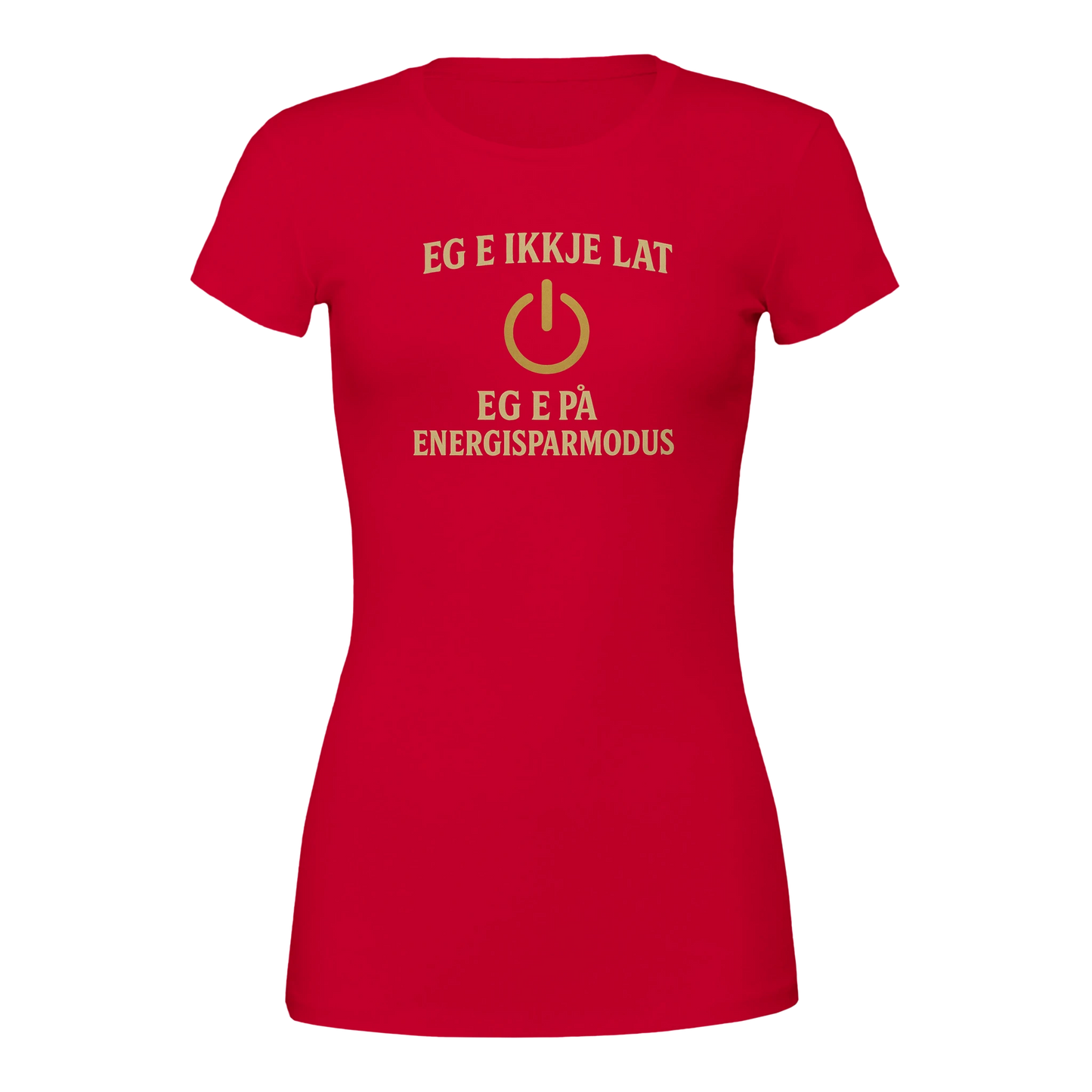 Eg e ikkje lat -Morsom Tekstprint - Norsk design