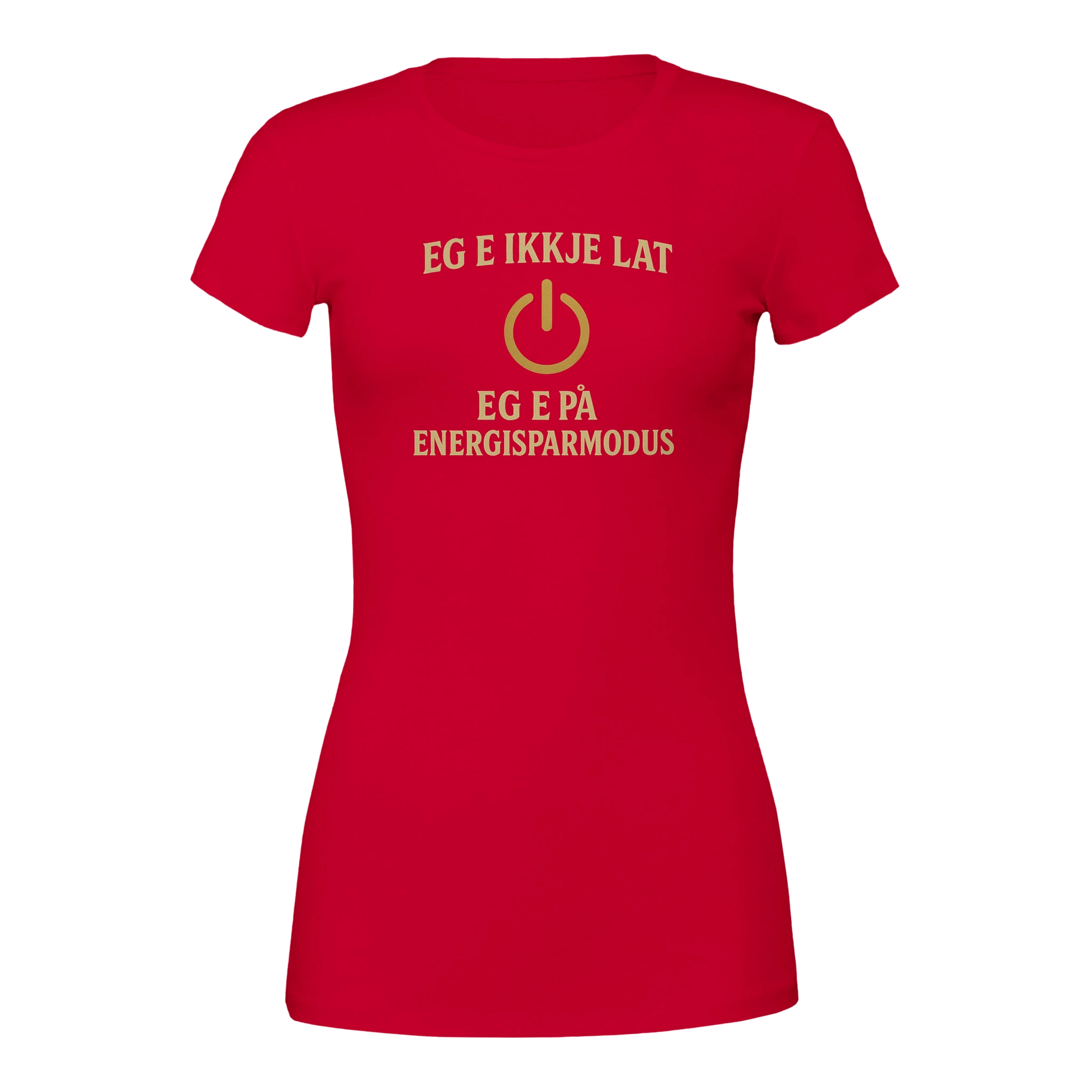 Eg e ikkje lat -Morsom Tekstprint - Norsk design